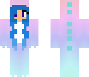 ombre dino girl