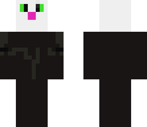 white and black kitty