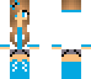 blue gamer girl