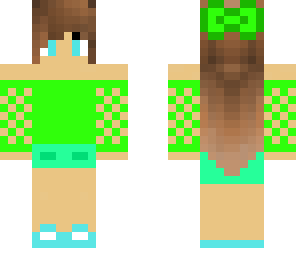 improoved green summer girl