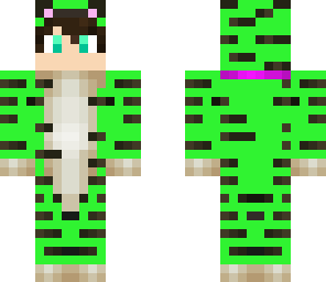 green tiger boy
