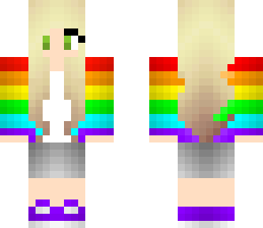 rainbow girl