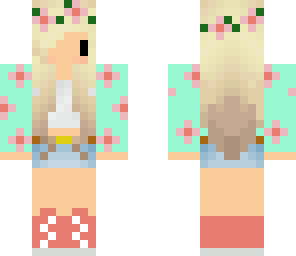 flower derp chibi girl