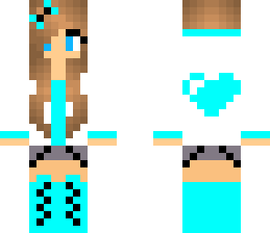 blue gamer girl
