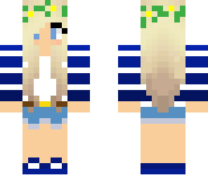 blue spring girl