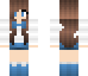 blue nerdy girl
