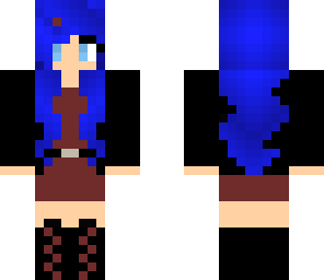 blue hair vampire