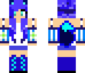 blue wolf girl