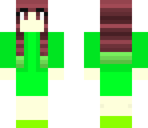 green apple girl