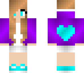 hoodie heart girl