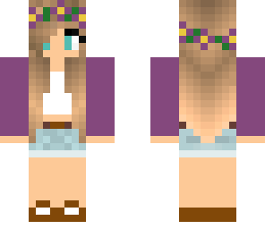 flower crown girl
