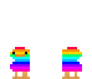 rainbow duckling