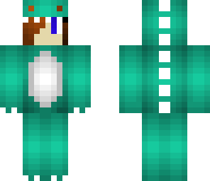 fixed my mint dino girl skin