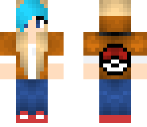 blue pokemon trainer
