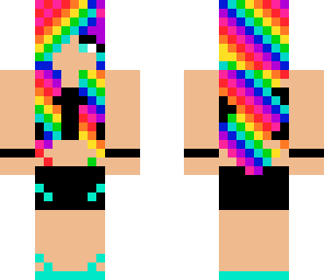 neon rainbow girl 2