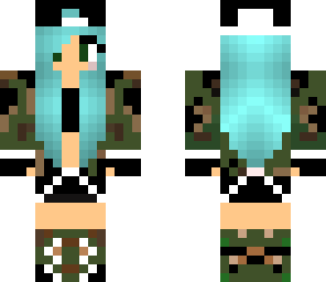 cute camo army girl