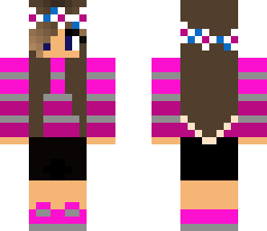 girl with striped shirt