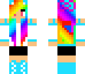 rainbow girl