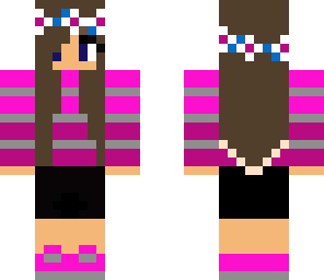 girl with striped shirt