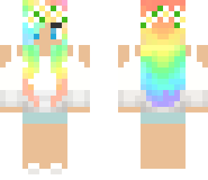 edited rainbow girl