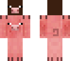 pig holding a dirty pig