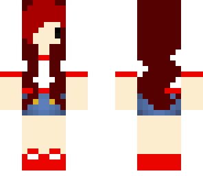 brown hair with red