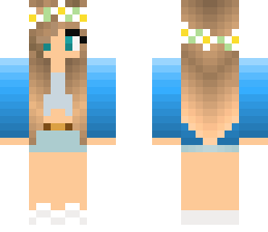 cute blue girl