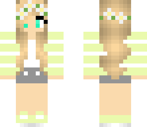 green summer girl
