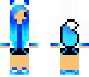 derpy blue hair girl