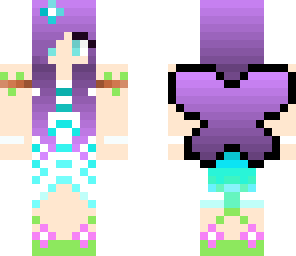 purple fairy girl