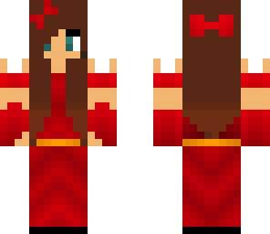 red dress