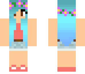 blue hair girl