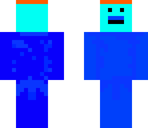blue man