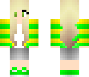 yellow and green girl