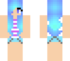 blue hair girl