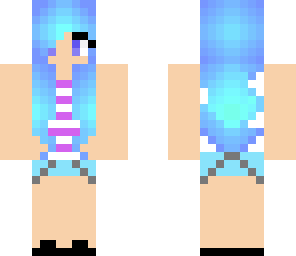 blue hair girl