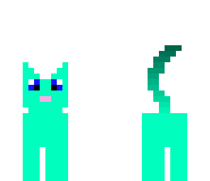 sea green cat