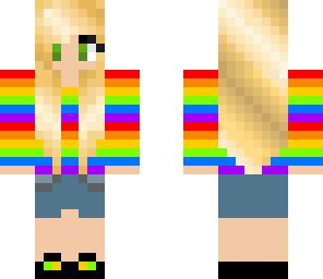 rainbow girl