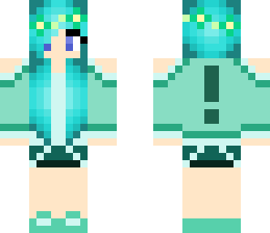 blue girl