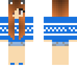blue jacket girl