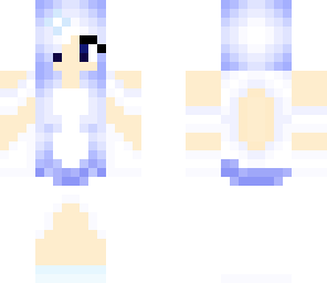 blue white girl