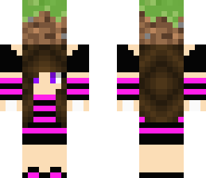 girl carrying a block