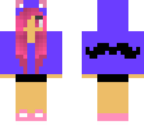 moustache girl