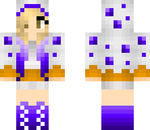 purple cake girl