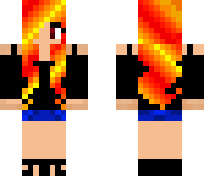 flame girl