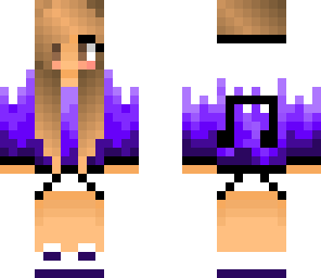purple music girl