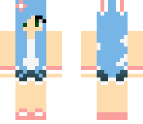 blue bunny girl