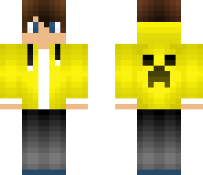 yellow hoodie