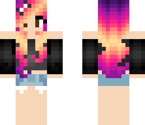 skater crop top chick