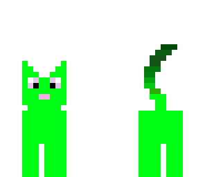 green kitty